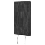 Flexible Solar Panel, 100W Semi-Flexible Bendable Monocrystalline Solar Panel, 23% Efficiency Mono Off-Grid Charger With MC4 Output, IP67 Waterproof For Marine RV Car Cabin Curved Surfaces